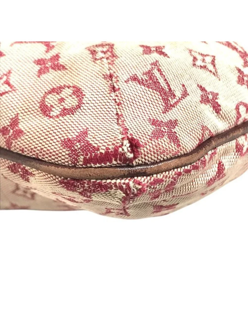 Louis Vuitton Tote Francoise Monogram Mini Canvas Cerise